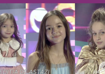 Vedete. Două fetițe din Oradea, Alexia Răduți și Maya Siladi în finala campionilor