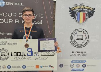 Gojdistul Ștefan Mitrache printre cei mai buni din țară la Securitate Cibernetică, la 16 ani. Calificare în lotul național lărgit