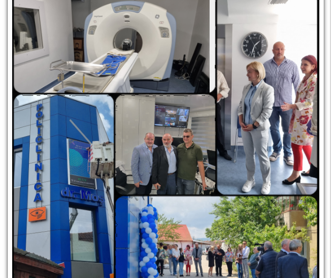 Reputatul medic Călin Moș și-a pus ieri blazonul, acasă, la Beiuș, pe ce mai modernă clinică dintre Deva și Oradea