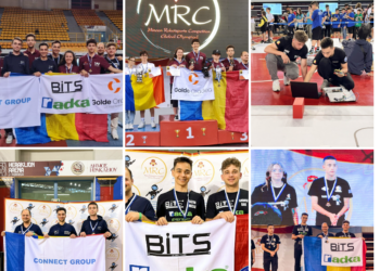 GALERIE. Minuni ale ingineriei proiectate și construite de 10 orădeni cu vârste între 17-22 ani. Vicecampioni mondiali între 40.000 de participanți. „Vrem să aducem România pe primul loc la robotică în lume, iar scopul pentru care muncim de ani întregi este să obținem locul 1 pe podiumul de la Beijing, la cea mai mare olimpiadă de robotică din lume și să afișăm acolo numele țării și al tuturor susținătorilor noștri”