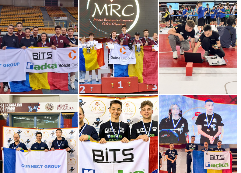 GALERIE. Minuni ale ingineriei proiectate și construite de 10 orădeni cu vârste între 17-22 ani. Vicecampioni mondiali  între 40.000 de participanți. „Vrem să aducem România pe primul loc la robotică în lume, iar scopul pentru care muncim de ani întregi este să obținem locul 1 pe podiumul de la Beijing, la cea mai mare olimpiadă de robotică din lume și să afișăm acolo numele țării și al tuturor susținătorilor noștri”