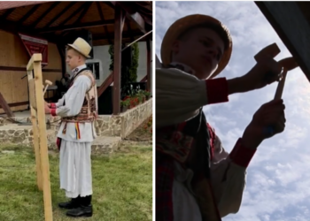 Vulcanistul Răzvan Lupău, înzestrat cu un auz muzical deosebit, câștigător la concursul de bătut toaca, la Drăgoteni.Adolescentul cântă la caval, fluier, toacă, chitară, o parte din instrumente sunt făurite chiar de el