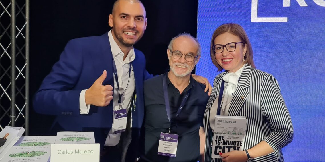 Șefa ADLO, Alina Silaghi, întâlnire cu omul din spatele conceptului „orașe de 15 minute”