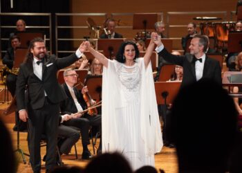 Angela Gheorghiu, pe scena din Piața Unirii, în cadrul Sounds of Oradea Festival