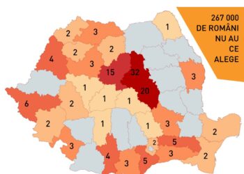 În 134 de localități există doar un candidat. 4 localități sunt din Bihor