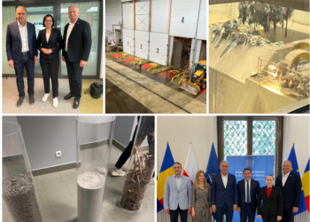 Ioan Mang, vicepreședintele Comisiei pentru Industrii și Servicii, în Polonia, la o unitate unde deșeurile menajere nereciclabile sunt transformate în energie