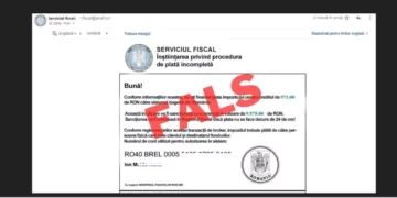 Tentativă de înşelăciune în numele Direcţiei Generale Antifraudă Fiscală