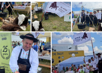 Cu ce au sedus juriul câștigătorii celei de-a XXI-a ediții a concursului de gătit gulaș de la Salonta. Slovacii de la Slavia au avut ca aliat bizonul
