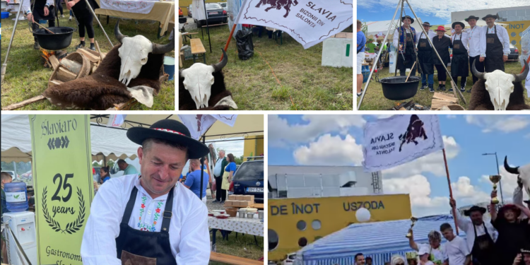 Cu ce au sedus juriul câștigătorii celei de-a XXI-a ediții a concursului de gătit gulaș de la Salonta. Slovacii de la Slavia au avut ca aliat bizonul