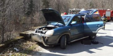 Despăgubiri de 100.000 lei date soției după ce soțul a făcut accident și a intrat într-un cap de pod