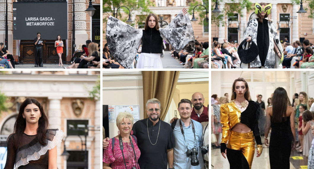 Cătălin Botezatu a venit să vadă creațiile absolvenților de la Modă-Design vestimentar din cadrul Facultății de Arte din Oradea