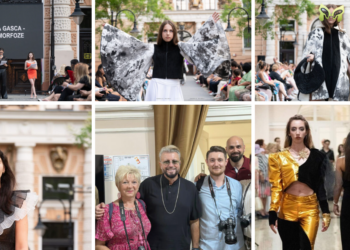 Cătălin Botezatu a venit să vadă creațiile absolvenților de la Modă-Design vestimentar din cadrul Facultății de Arte din Oradea