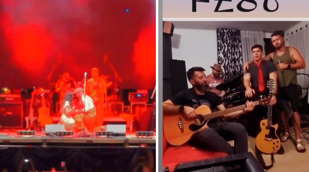 Surpriză la concertul celor de la Frații Jdieri la ScupFEST: „Sfântu’” și-a cerut iubita în căsătorie