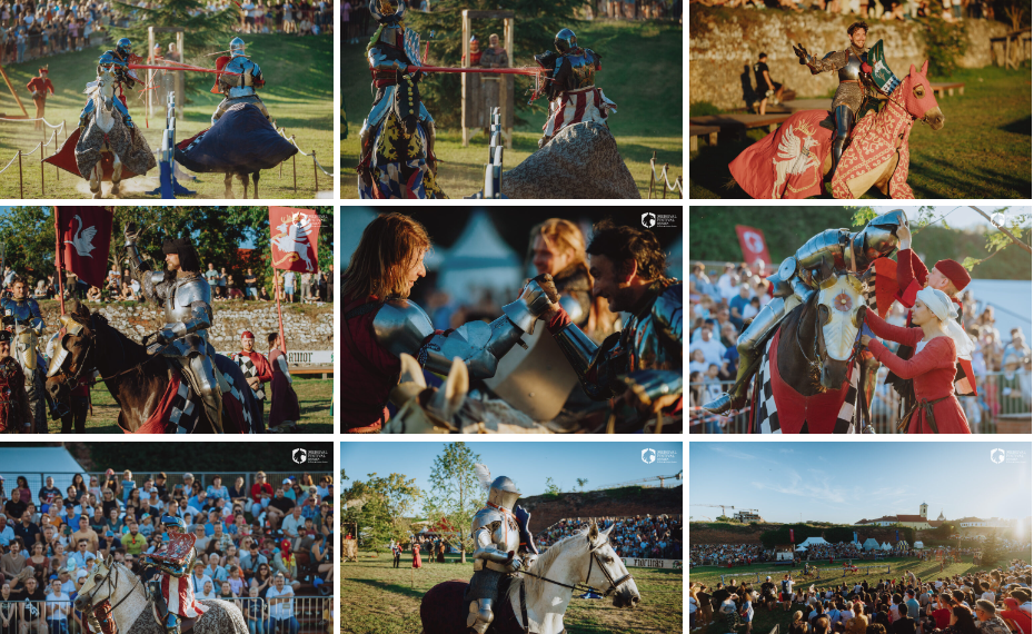 GALERIE. Mihai Cotei în finala Golden Gryphon Tournament. Cavalerul e gata să-și înfrunte adversarii în Cetatea Oradea