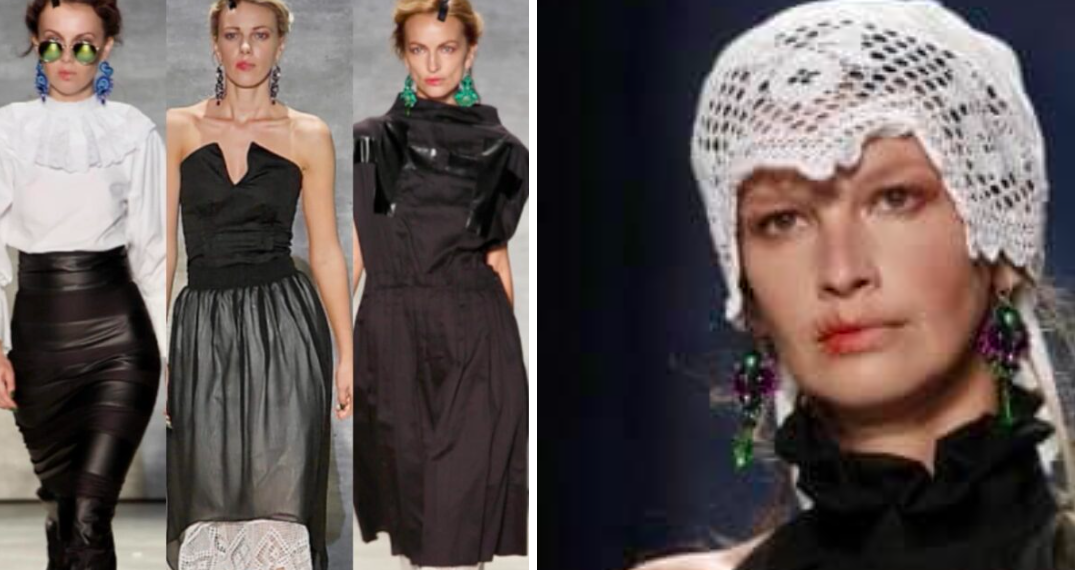 Vernisaj la boldul din sat. Cipca Ani Luchii, expusă la 100 de ani de la naștere. Dantela bunicii lui Dorin Negrău, și pe catwalk la New York Fashion