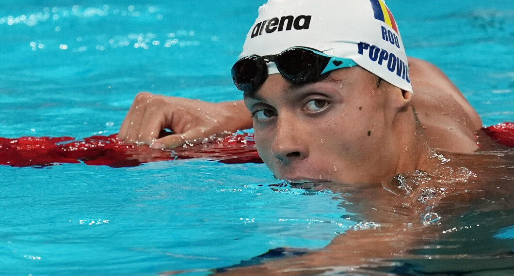 Finala lui David Popovici, azi de la 21:40