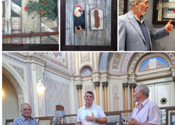 Doctor în porți monumentale, Aurel Stanciu și-a etalat ferestrele la Sinagoga Sion