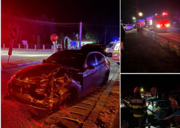 Accident grav azi noapte la Sudrigiu