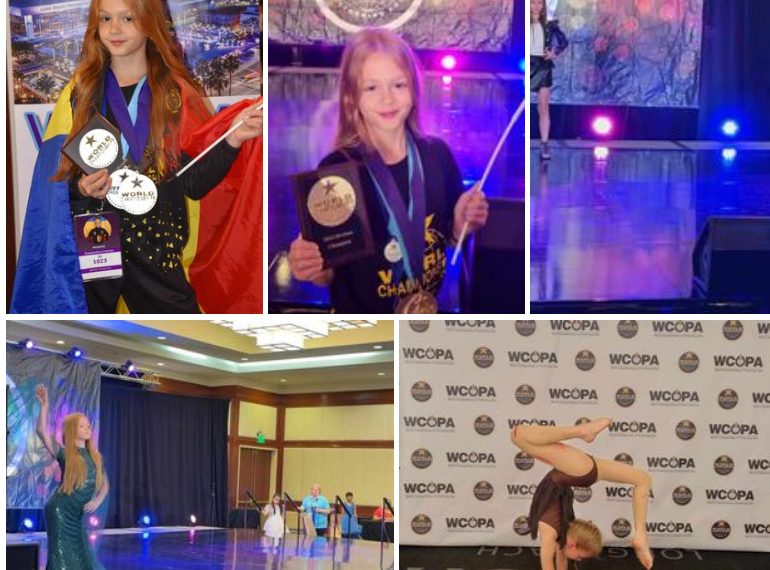 GALERIE. Orădenca de 10 ani, Kassandra Cristian, aur la cel mai mare concurs de talente din lume- World Championships of Performing Arts din California