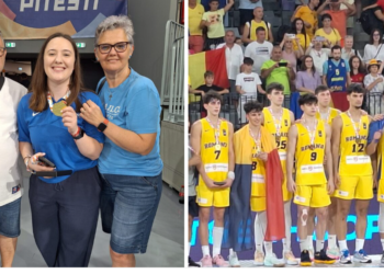 Cu orădeanca de 26 de ani Paula Nica, antrenor secund, România câștigă  finala la EuroBasket Under 20 la baschet masculin