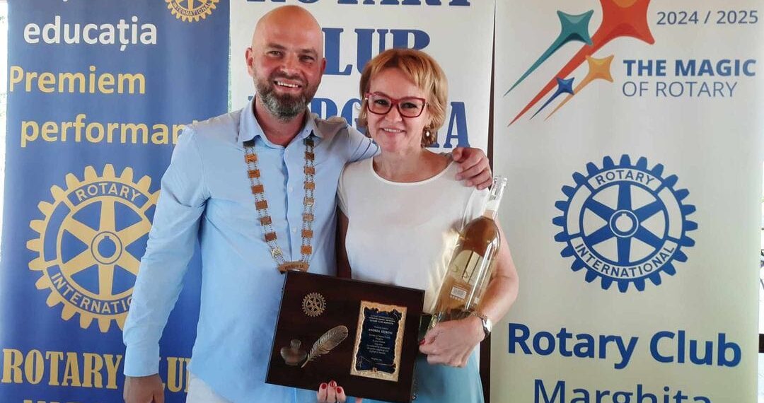 Dr. Andrea Szebeni este noul preşedinte al Rotary Club Marghita pentru anul 2024/2025
