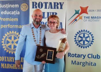 Dr. Andrea Szebeni este noul preşedinte al Rotary Club Marghita pentru anul 2024/2025