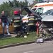 Grav accident cu trei mașini pe Clujului, doi răniți