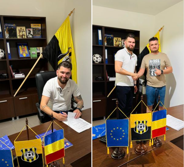 Claudiu Codoban, fost jucător al FCU Craiova, FC Botoșani, FC Brașov, a semnat cu CS Oșorhei