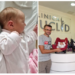 Sefora și Sara, gemenele care au venit pe lume prin naștere naturală la Clinica Euclid din Oradea. A doua fetiță a fost în prezentația transversală, poziția care provoaca cele mai mari dificultăți la naștere