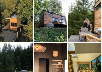 GALERIE. Stațiunea minimalistă din Tomnatic născută într-un hambar. Orădenii Steliana Petriş şi Dan Ghiţă au creat Coniferis Retreat, una din cele 10 eco-destinații din România