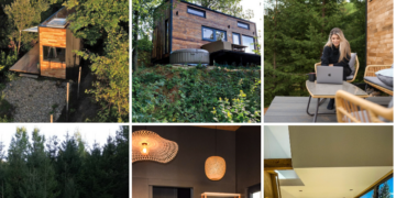 GALERIE. Stațiunea minimalistă din Tomnatic născută într-un hambar. Orădenii Steliana Petriş şi Dan Ghiţă au creat Coniferis Retreat, una din cele 10 eco-destinații din România