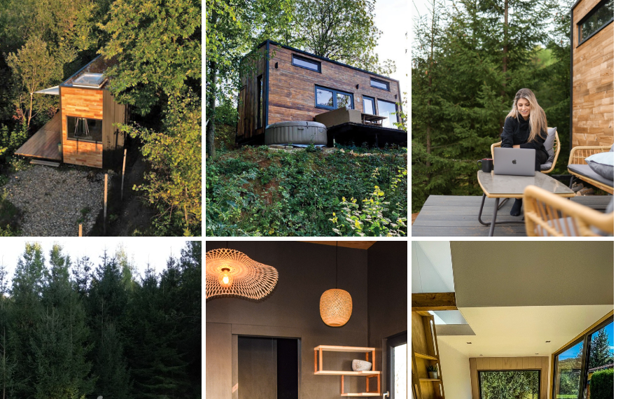 GALERIE. Stațiunea minimalistă din Tomnatic născută într-un hambar. Orădenii Steliana Petriş şi Dan Ghiţă au creat Coniferis Retreat, una din cele 10 eco-destinații din România