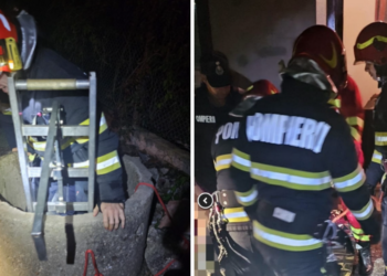 O femeie din Balc a căzut într-o fântână. Salvată în miez de noapte de pompieri