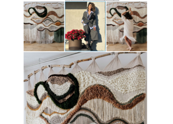 O piesă statement, de dimensiuni impresionante realizată de o orădeancă va completa design-ului living-ului și dining-lui unei vedete tv. Orădeanca și-a lăsat job-ul din bancă pentru Atelier Macrame Oradea