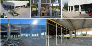 Piața de 1,7 milioane de euro din Marghita, mai aproape de finalizare. Cum va arăta