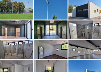 Cum arată Stadioul Motorul după modernizare. Are instalație de nocturnă, sală de fitness