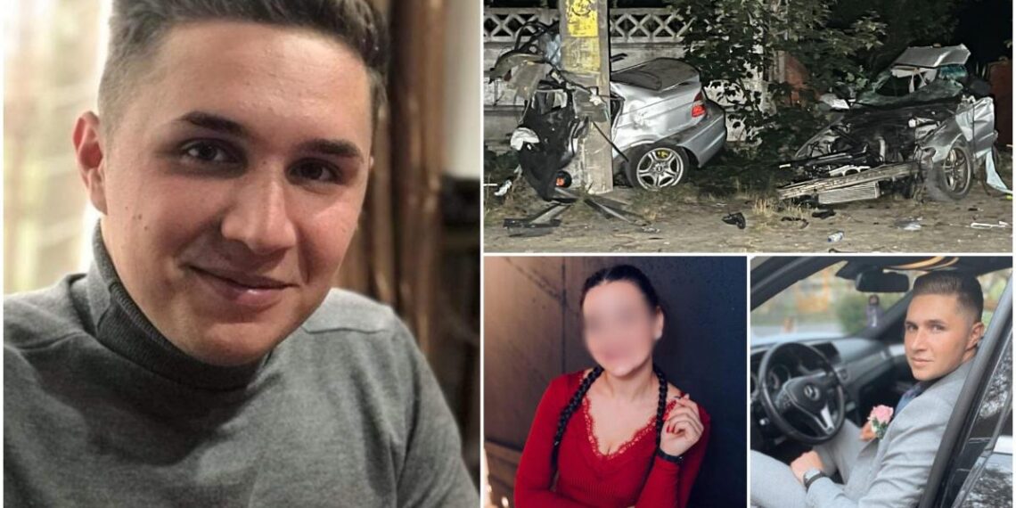 Doi polițiști au murit, iar unul este în stare gravă, după ce au intrat cu mașina într-un stâlp. Autoturismul s-a rupt în două în impact