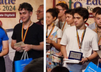 Vulcaniști cu care ne mândrim. Paul Tal și David Hora, aur și bronz la faza națională a Olimpiadei de Inovare și Creativitate Digitală – InfoEducație 2024