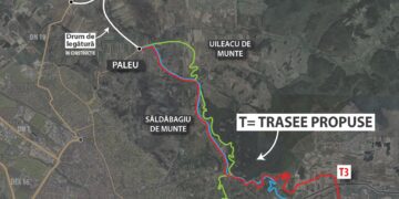 CJ Bihor propune 3 trasee pentru inelul metropolitan de nord