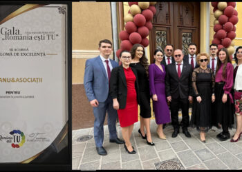 Societatea de avocatură „DOSEANU&ASOCIAȚII” distinsă cu Diplomă de excelență pentru profesionalism în practica judiciară