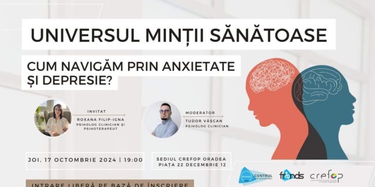Universul Minții Sănătoase: Proiect local de psihoeducație pentru comunitate, organizat de Asociația FRENDS pentru dezvoltare – filiala Oradea.