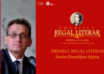Prof. univ. dr. habil. Sorin Șipoș, prorectorul Universității din Oradea, laureat al premiilor revistei „Regal Literar”