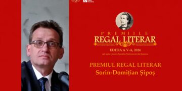 Prof. univ. dr. habil. Sorin Șipoș, prorectorul Universității din Oradea, laureat al premiilor revistei „Regal Literar”