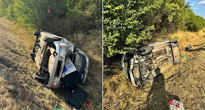 Accident spectaculos în zona Lugașu de Jos