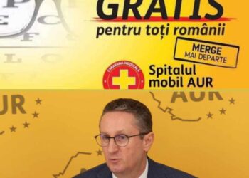 Spitalul Mobil AUR ajunge în județul Bihor: consultații oftalmologice gratuite și ochelari de vedere pentru toți români
