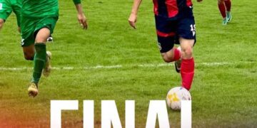 Final de meci: CSC Dumbrăvița 1-0 F.C. Bihor Oradea.Golul marcat de un jucător cu origini în Bihor