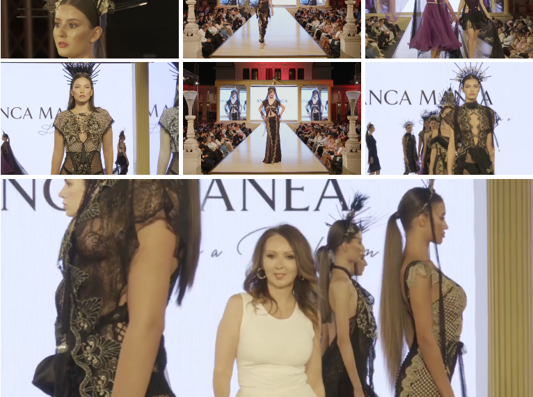 Designerul orădean Anca Manea și-a prezentat colecția La Boheme, la Festivalului Internaţional de Modă Transilvania Fashion