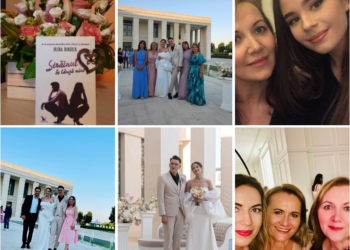 Povestea lor de dragoste s-a născut la ședința foto a  cărții „Străinul de lângă mine”. Cea mai vândută scriitoare din România,  Irina Binder,  la nunta de vis a Monicăi Marincaș cu Alexandru Toader