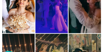 GALERIE.Nuntă în familia Teatrului din Oradea. Petrecere de vis la nunta actorilor Giorgianei Coman și David Constantinescu! Cine i-a făcut să plângă