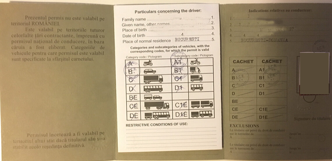 Procedura de emitere a permisului de conducere internațional